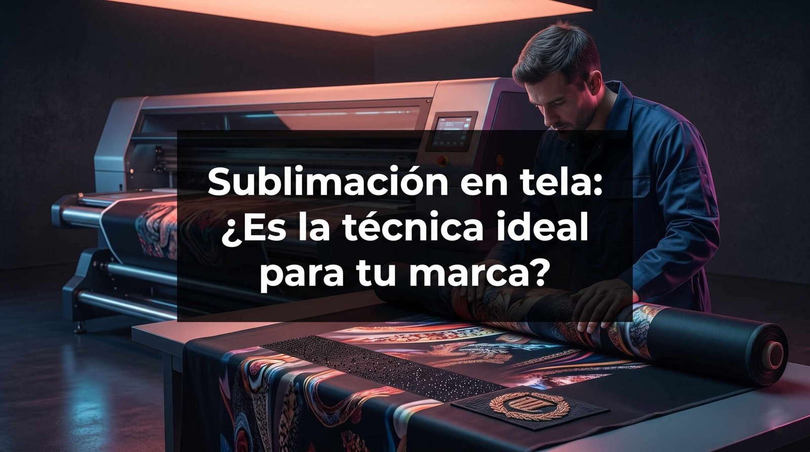 Sublimación en tela Es la técnica ideal para tu marca