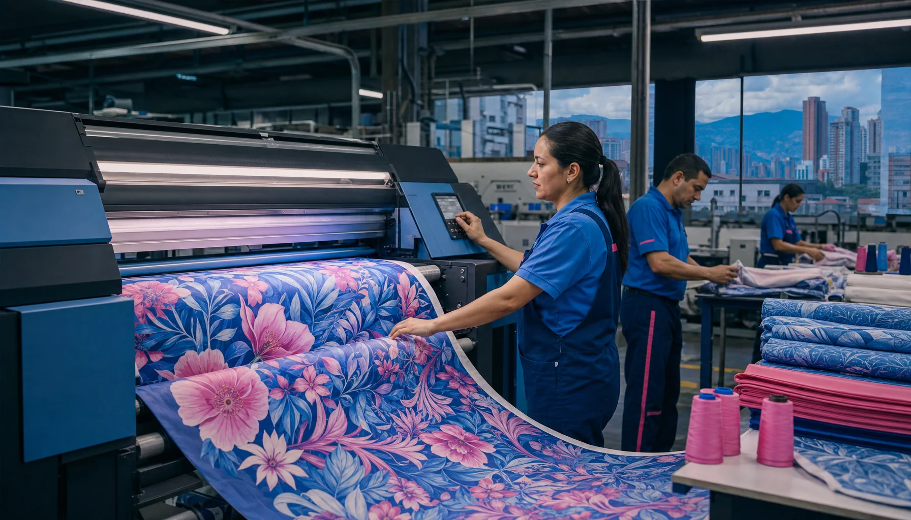 Sublimación textil industrial en Medellín — guía técnica para producción B2B