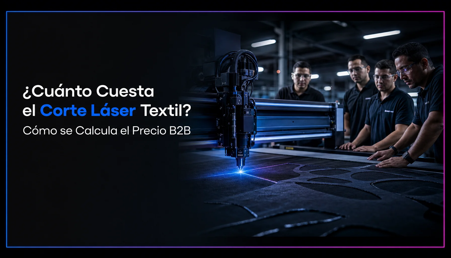 Corte láser textil industrial: cómo se calcula el precio del corte láser textil B2B